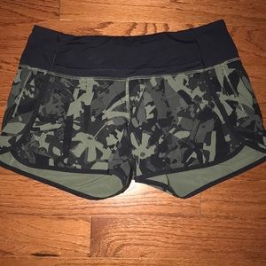 Lulu camo shorts